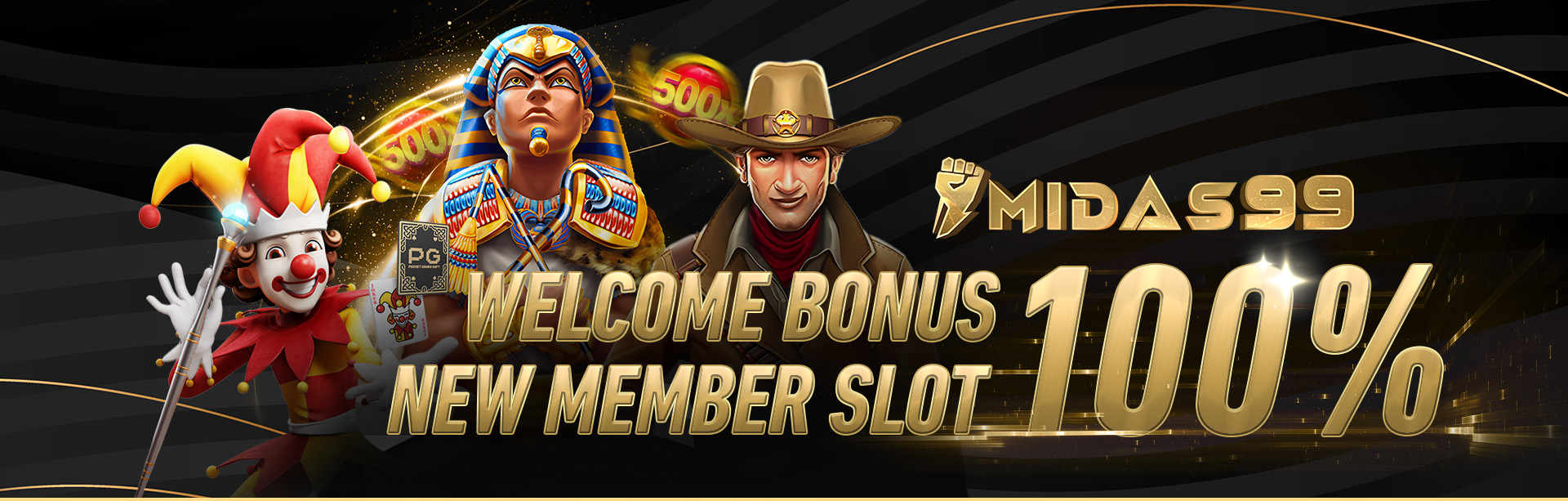 Welcome Bonus 100% Slot 
